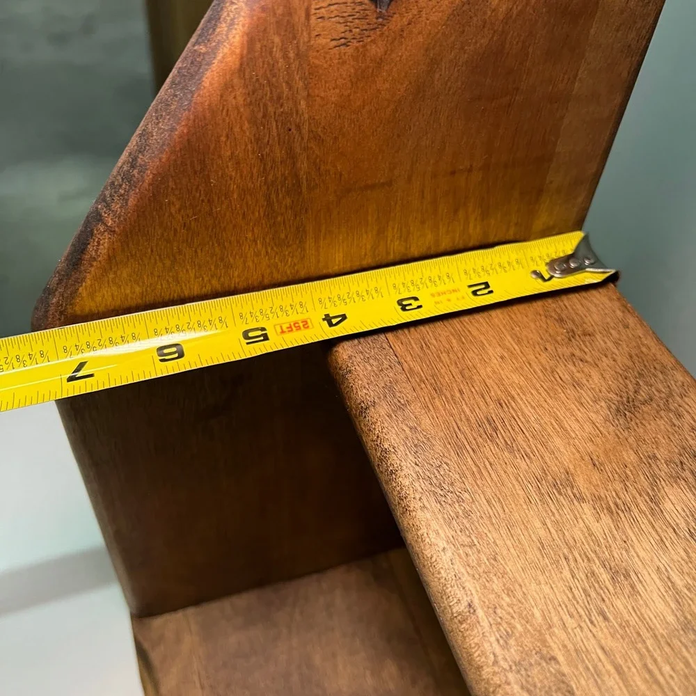 Handmade Wooden Shelf Riser Counter Table Top or Hanging